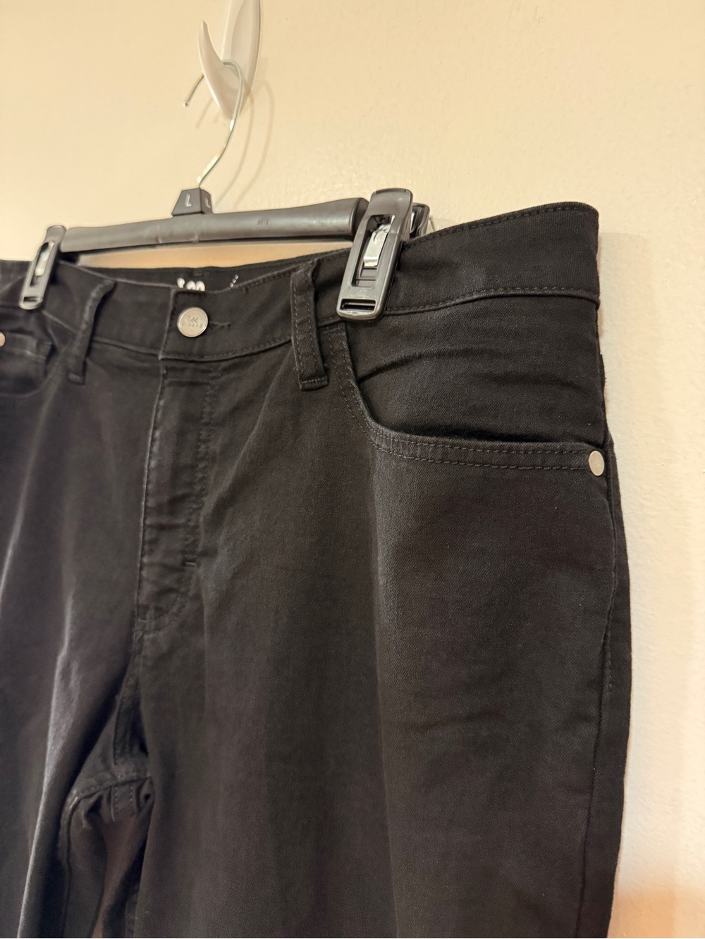 LEE RIDERS Women 18P Black Midrise Bootcut Jeans Comfort Stretch Pants Capsule - Picture 10 of 12